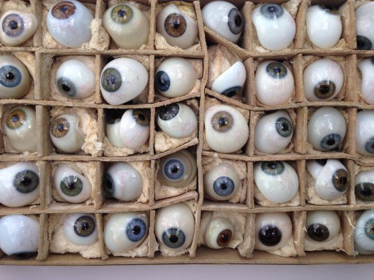 A collection of glass eyes!