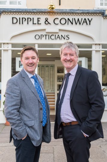 Contact Lens experts Damian Conway and James Conway (image copyright Newsmakers PR))