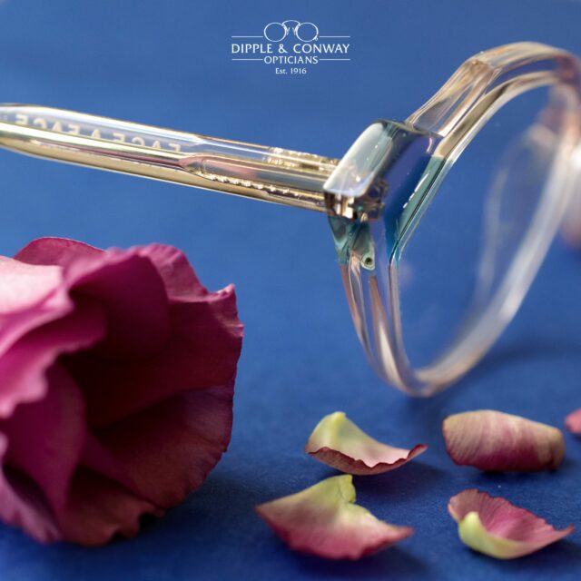 close up of glasses with rose