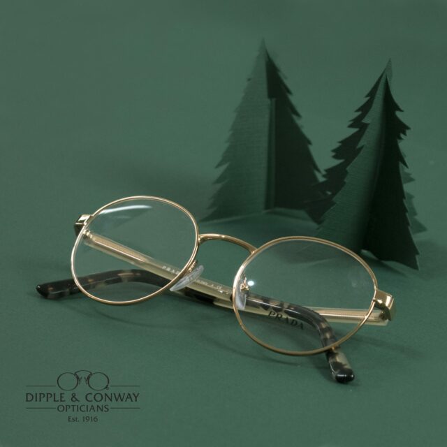 Glasses with trees in background